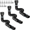 3 pack Flexible Rain Gutter Downspout Extensions,Drain Downspout Extender,Gutter Extension