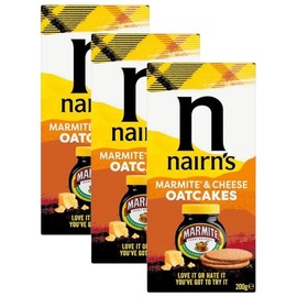 Nairn's Marmite & Cheese Oatcakes 200g (Pack of 3)