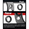 YIZBAP 2 inch 5x5.5 to 6x5.5 Wheel Adapters for Ram