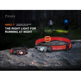 FENIX HM62-T Headlamp with 1200 Lumens and 150 m Range, USB-C Charging