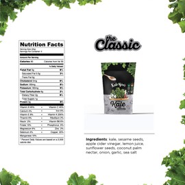 Kale Bros, Kale Chips, The Classic, Multi-pack (Pack of 3) Vegan/Gluten-free/Paleo Snack