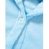 Playshoes Fleece Bathrobe, Unisex Children's Dressing Gown, blue