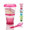 INOGIH Cereal On the Go Cups Breakfast-Portable Drink-Cup Cereal To-Go