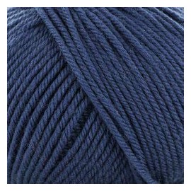 Valley Yarns Superwash DK Yarn - 100% Merino Wool, Light Worsted - 1.76oz (50g), 137yds (125m) - Classic Navy Blue Color For Crochet, Knitting - Extra Fine, Soft Machine Washable For Blankets, Clothes