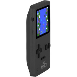 MGT Mobile Games Technology Video Game: 2-in-1 Retro Game Console, 7 cm Colour Display, 200 Games, 8 Bit (Console, Retro Game, Portable)
