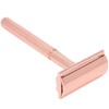 Men Manual Razor Zinc Alloy NonSlip CloseFitting DoubleSided Blade Shaving