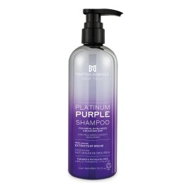 MARTHA DEBAYLE HAIR TECH Platinum Purple Shampoo. Matiza y neutraliza. Con extracto de Orqudea, 450 ml.                                               