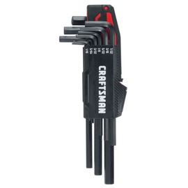 Craftsman 10-Piece SAE Hex Key Set, Black, Steel