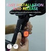 TOWILD TL08 Bike Rear Light with Expression DIY Function,Gradient Color