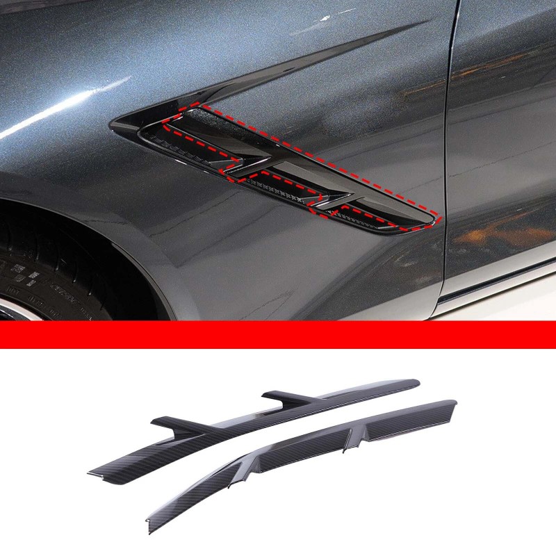 car-king888 ABS Carbon Car Body Side Fender Air Vent Frame