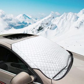 SC Products Car Windscreen Cover for Winter- Ultra Protective Car Snow and Sunshades Screen Covers | Summer Winter Windscreen Covers Frost | Car Frost Windscreen Cover Winter Windshield Cover Ice Snow
