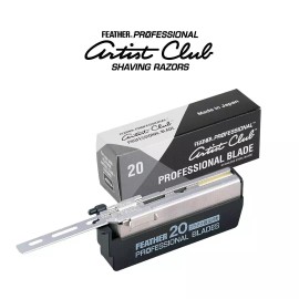 DLC-YAQi Yaqi for Feather Artist club AC Blade Excalibur Single-edge Safety Razor  shave - Feather Artist Club Original 20 Blades Pack Japan