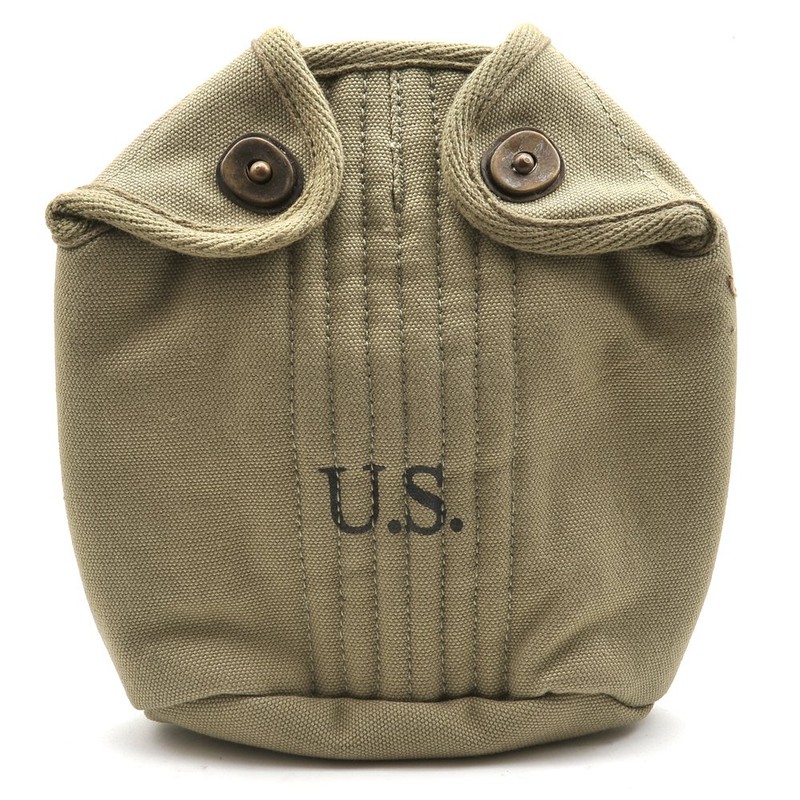 World War Supply U.S. WW2 Canteen, Lt. OD Cover and