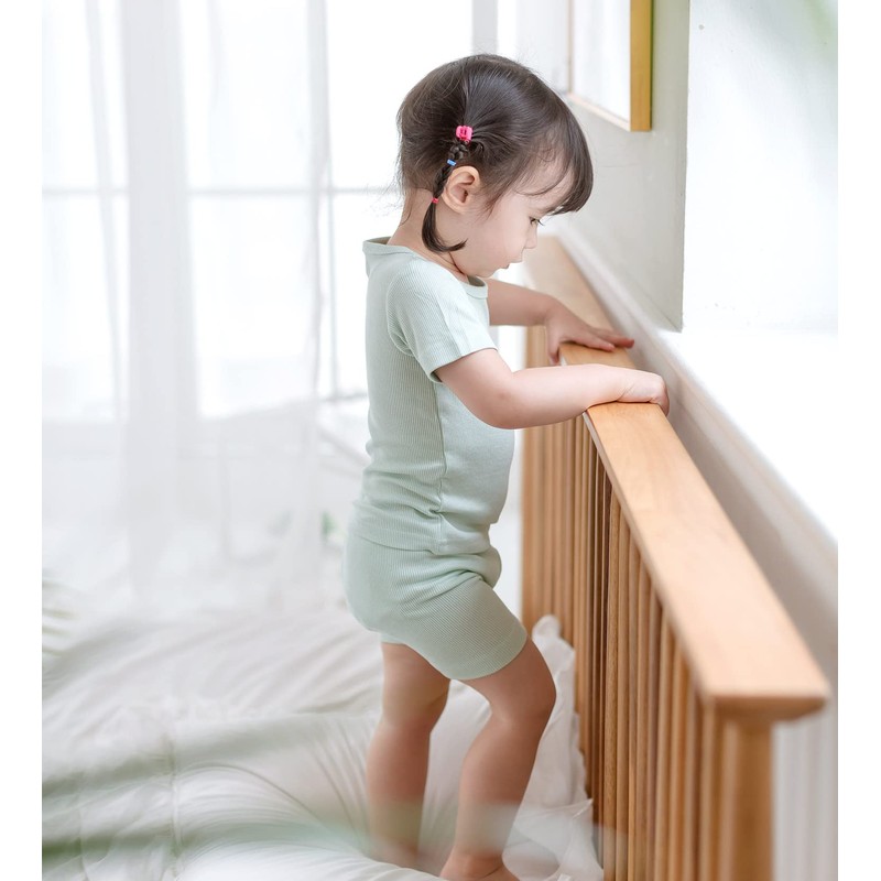 AVAUMA Newborn Baby Little Boys Girls Snug-Fit Pajamas Summer Short