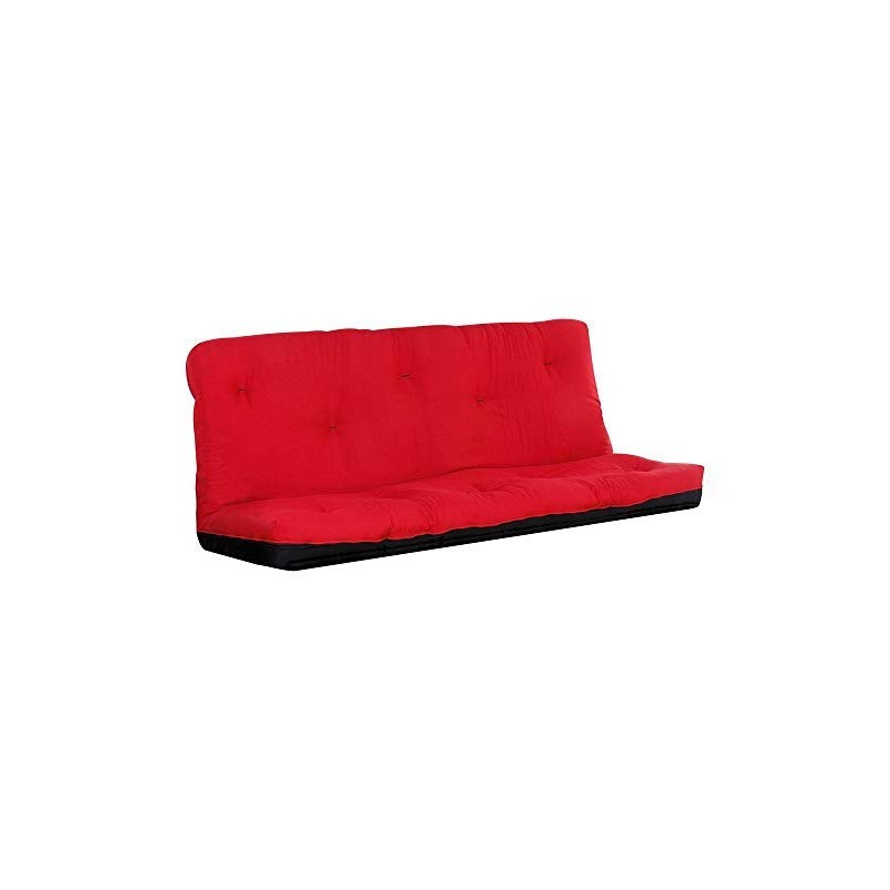 Acme Nabila Full Futon Mattress in Red & Black