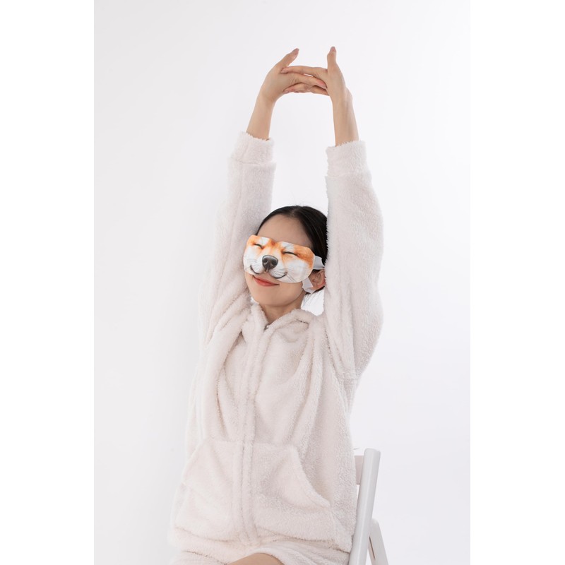Global Japan Tired of Hot Animal Eye Mask, Pack of