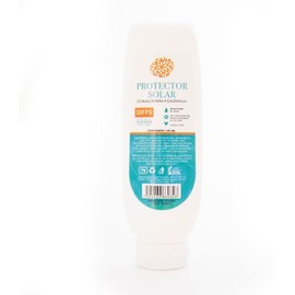 Protector Solar Lenico SPF 50 con Caléndula y Aloe Vera | 150 ml | Resistente al Agua, Hidratante y Ligero | Protección Efectiva para Todo Tipo de Piel