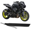 3K Carbon Fiber Motorcycle Chain Guard Cover Shield Protector Replacement