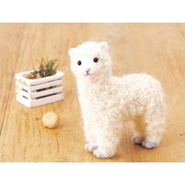 Hamanaka H441-610 Alpaca Wool Kit, Sachiko Susa, Design with Needle Felt