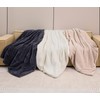 Dowin Heated Blanket Electric Blanket - Throw Size Waffle Fleece