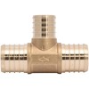 SharkBite 1-1/4 x 1-1/4 x 1 Inch Crimp Reducing Tee,