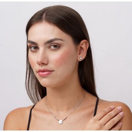 Dada Gioielli - Women's Clover Necklace - Lucky charm pendant - Ladies Valentine's Day Gift 2025