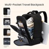 Travel Carry on Backpack for Men Women,Expandable 40L Extra Large