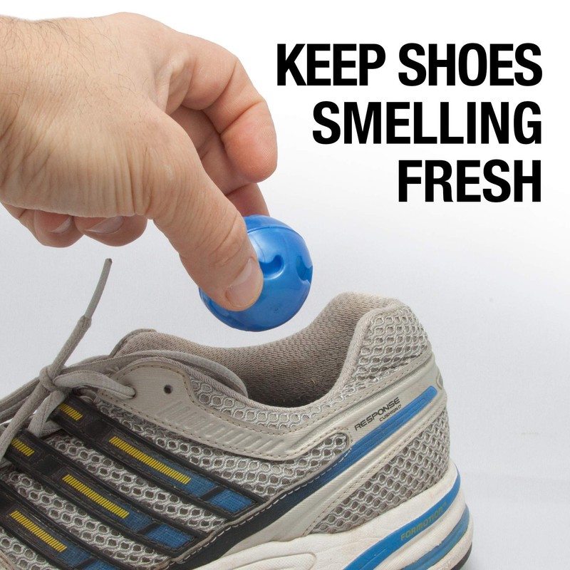 Moneysworth & Best Shoe Deodorizer Balls 6 Pack| Odour Blocker,