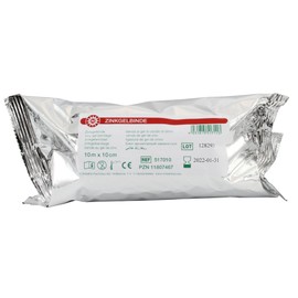 Wrapped Zinc Paste Bandage 517010 Bandages, 10 cm x 10 m