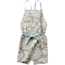 Lep Habitual 486122 Yuri Apron, Gray, Length 28.7 x Width 33.1 inches (73 x 84 cm), Pockets for Women, Men's, Men's, 100% Cotton, Machine Washable, Shoulder Bag, Tie Front, Tie Back, Stylish, Cute,