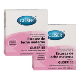 Gliser 55 Escasez De Leche Materna (2 Pzas)