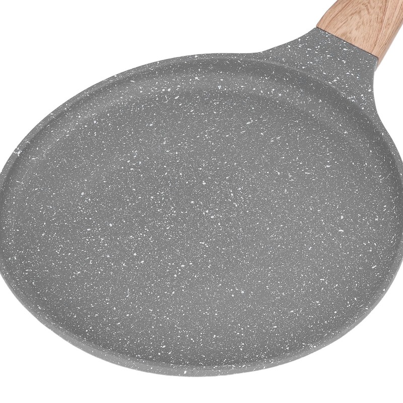 Frying Pan with Magnetic Base Rapid Heat Conduction Prevents Stick