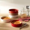 Emile Henry Crème Brûlée Ramekin Dish, Burgund, 2er-Set