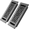 Floor Register 4x10 Vent Cover – 2 Pack – Heavy-Duty