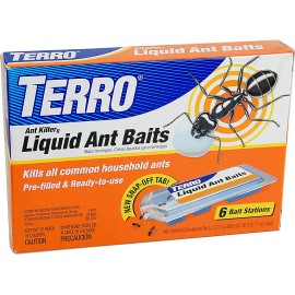 TERRO LIQUID ANT BAITS 2 BOXES (12 BAITS)