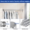 FCCRETA Clothes Rack Wall Mounted - 44'' Pipe Clothing Rack