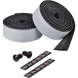 Ciclovation - Cinta de manubrio de carretera avanzada con piel táctil Touch Fusion Series Negro 199,9 cm