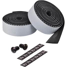 Ciclovation - Cinta de manubrio de carretera avanzada con piel táctil Touch Fusion Series Negro 199,9 cm