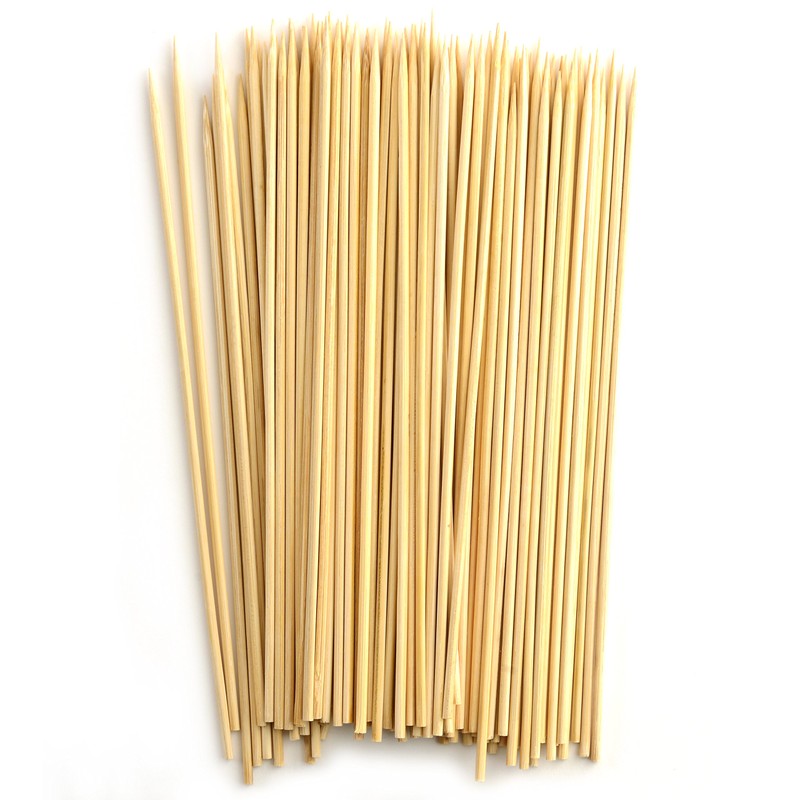 Norpro 9-Inch, 100 Count Bamboo Skewer, 9", Brown