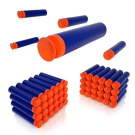 TORMEN Refill Suction Darts,Compatible for Nerf Elite Series Blasters Toy Guns-Blue 100Pcs