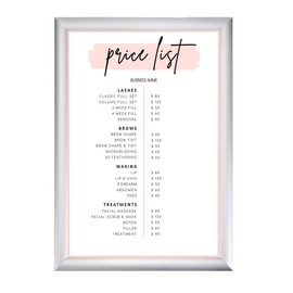 Albyco - Picture Frame A4 Easy-Click System - Photo Frame, Poster Frame, Frame A4 Format - 21 x 29.7 cm - Thickness of Frame 19 mm - Colour: Aluminium - Metal