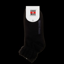 Sox & Lox Buy Sox And Lox Ladies Casual Thin Anklet Socks Black Size 3 to 9 Online