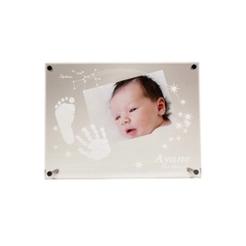 ANGELIEBE 56606 5660611 Baby Chiaki Kobo 566060611 Memorial Photo Frame (Tailoring Ticket), Handle, Foot Shape, Photo Frame, Souvenir, Memorial Goods, Clear
