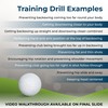 Happy Golfer Golf Swing Trainer for Swing Plane & Alignment