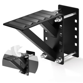 GADFISH Trailer Step, Trailer Step Mount, Boat Trailer Steps, Heavy Duty Step Holder, Suitable for 3 x 6 inches Trailer Frame, Holds up to 150 LBS, Black