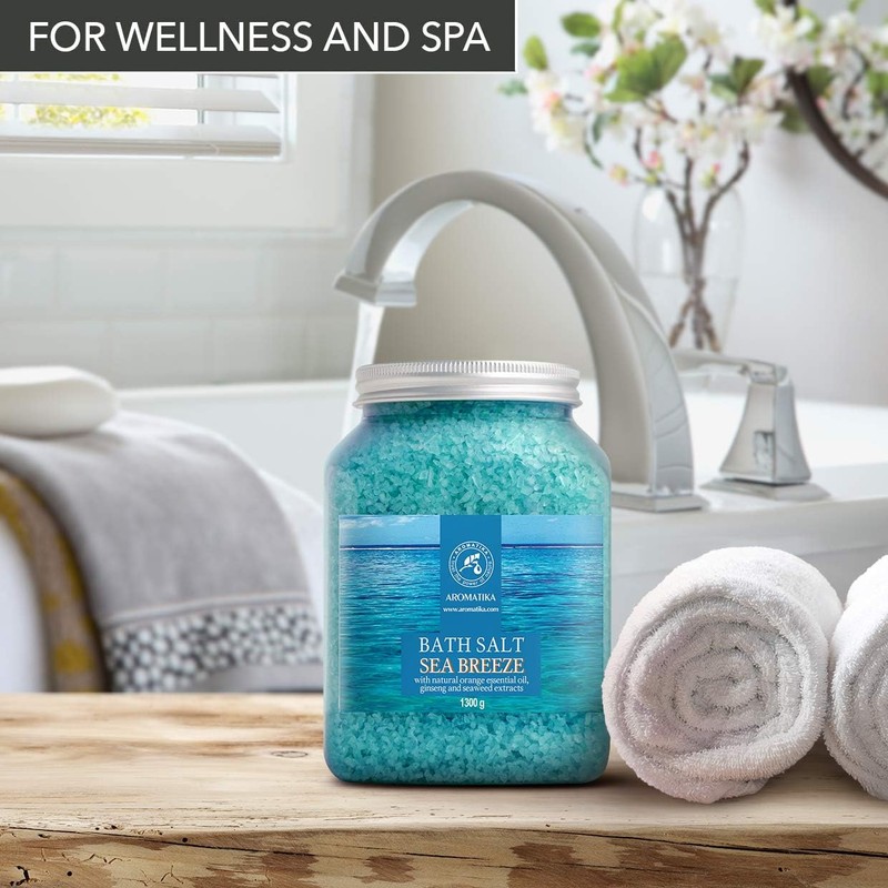Bath Sea Salt 46 Oz - Sea Breeze Salt -
