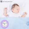 Topkey Silent Wall Clock Kitchen 9 Inch Retro Non-ticking Decorative