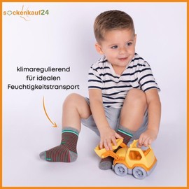 10 Pairs of Children's Cotton Socks, Boys & Girls