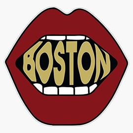 Magnet Boston Lips Magnet Bumper Sticker Car Magnet Flexible Reuseable Magnetic Vinyl 5"