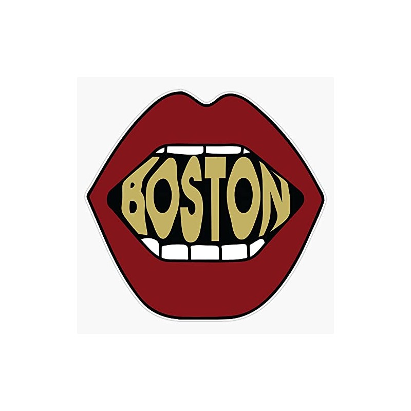 Magnet Boston Lips Magnet Bumper Sticker Car Magnet Flexible Reuseable